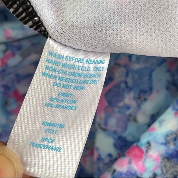 Bal Harbour Women’s Plus Swim Top Tankini size 14 - Picture 7 of 9